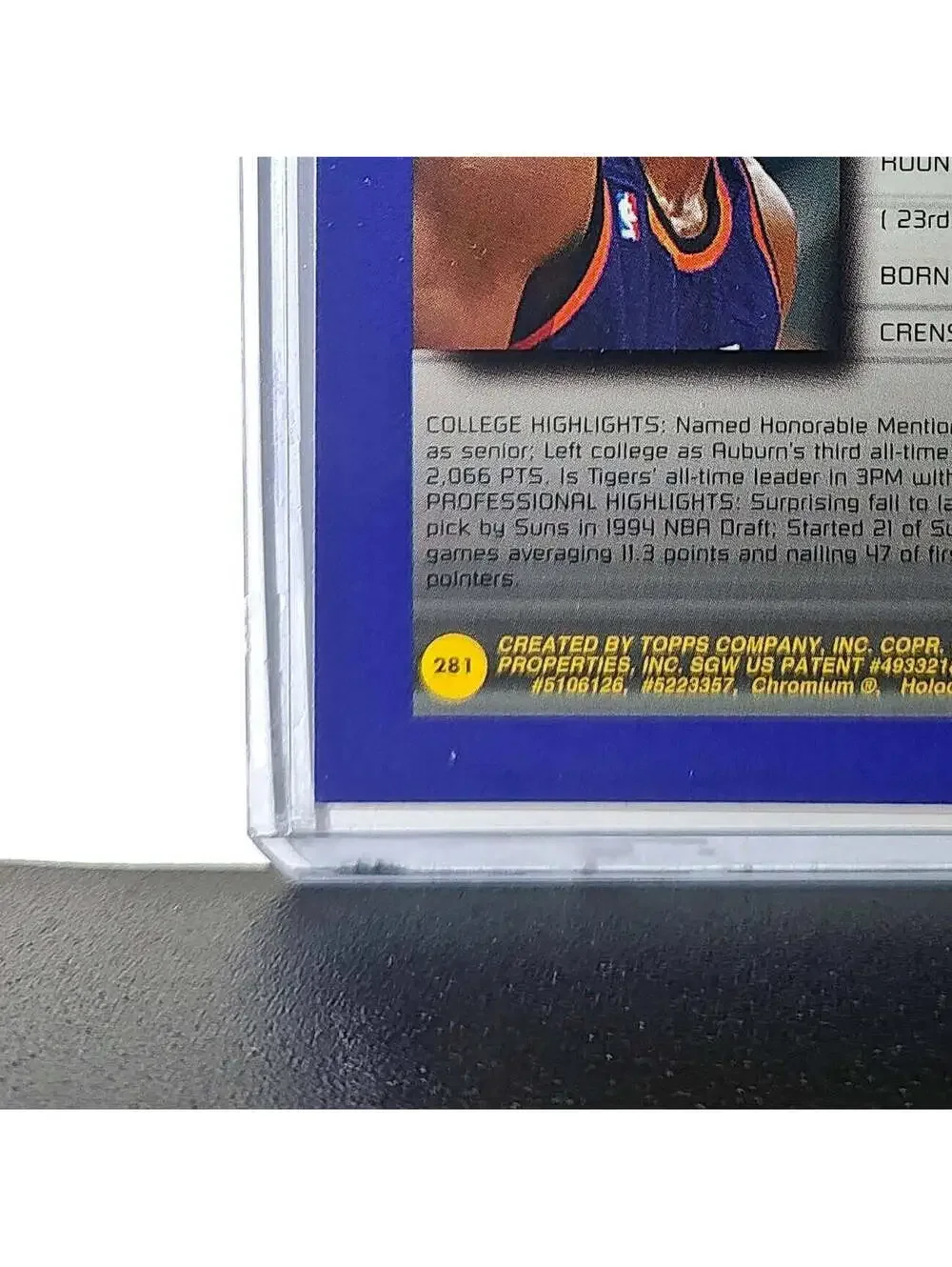 Wesley Person 1994-95 Topps Finest #281 Collegiate Best